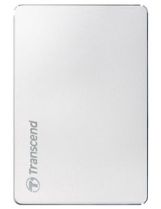 Внешний портативный жесткий диск Transcend StoreJet 25C3S, 1 TB, Серебристый (TS1TSJ25C3S) 2