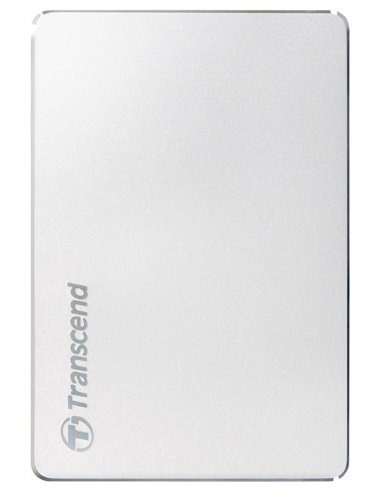 Внешний портативный жесткий диск Transcend StoreJet 25C3S, 1 TB, Серебристый (TS1TSJ25C3S)