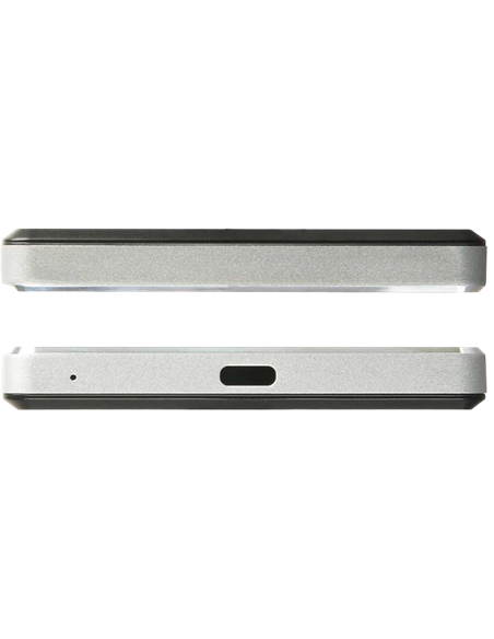 HDD portabil extern Transcend StoreJet 25C3S, 1 TB, Argintiu (TS1TSJ25C3S)