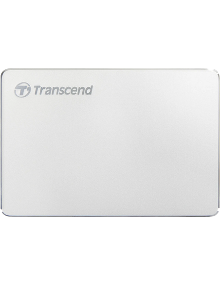 HDD portabil extern Transcend StoreJet 25C3S, 1 TB, Argintiu (TS1TSJ25C3S)