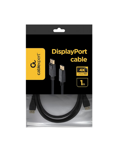 Cablu Video Cablexpert CC-DP-1M, DisplayPort (M) - DisplayPort (M), 1m, Negru