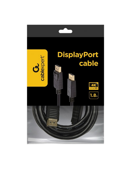 Cablu Video Cablexpert CC-DP-1M, DisplayPort (M) - DisplayPort (M), 1m, Negru