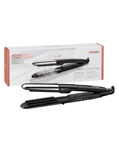 Выпрямитель для волос BaByliss 2 in 1 Steam Shine ST496E, Чёрный | Серебристый 2