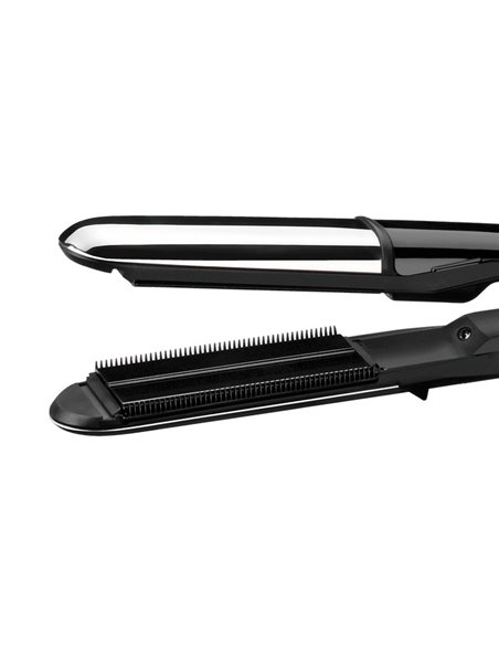 Выпрямитель для волос BaByliss 2 in 1 Steam Shine ST496E, Чёрный | Серебристый