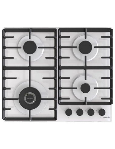Газовая варочная панель Gorenje GTW 642 SYW, Белый