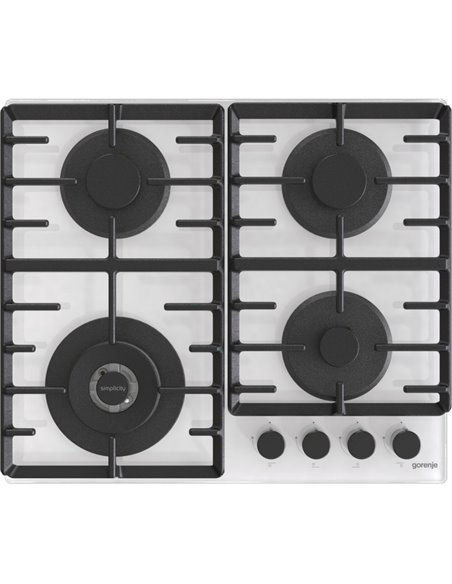 Газовая варочная панель Gorenje GTW 642 SYW, Белый