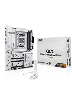 Материнская плата ASUS X870 MAX GAMING WIFI7 W, AM5, AMD X870, ATX