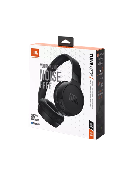 Наушники JBL Tune 670 NC, Чёрный