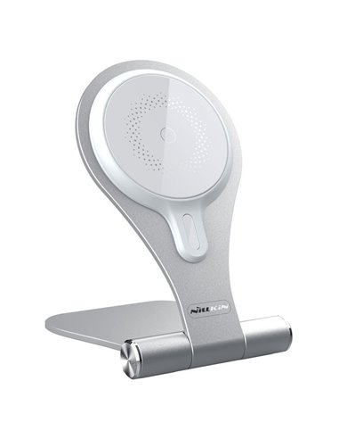 Încărcător wireless Nillkin MagStand Charging Stand, 15W, Argintiu