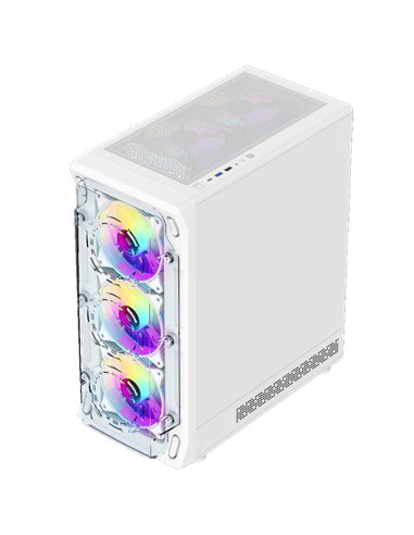 Компьютерный корпус Gamemax Starlight 2 AW, Midi-Tower, Без блока питания, Белый
