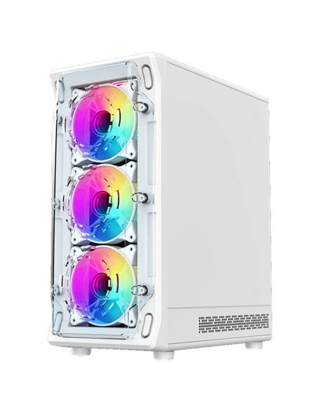 Carcasă PC Gamemax Starlight 2 AW, Midi-Tower, Fără PSU, Alb