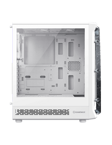Carcasă PC Gamemax Starlight 2 AW, Midi-Tower, Fără PSU, Alb