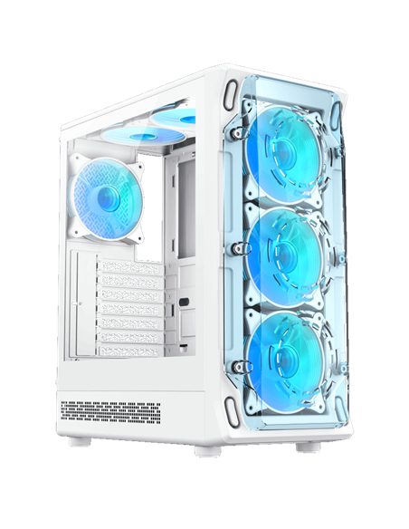Carcasă PC Gamemax Starlight 2 AW, Midi-Tower, Fără PSU, Alb