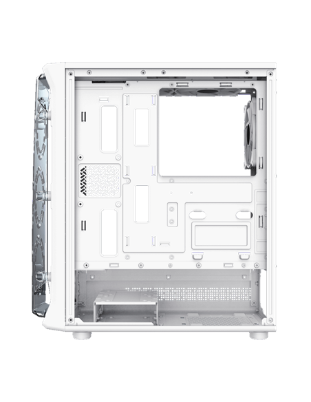 Carcasă PC Gamemax Starlight 2 AW, Midi-Tower, Fără PSU, Alb