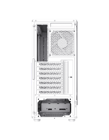 Carcasă PC Gamemax Starlight 2 AW, Midi-Tower, Fără PSU, Alb