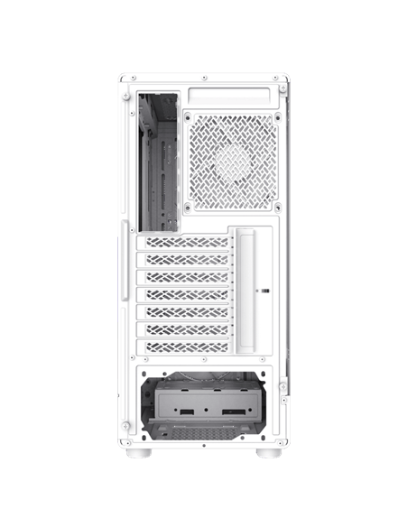Carcasă PC Gamemax Starlight 2 AW, Midi-Tower, Fără PSU, Alb