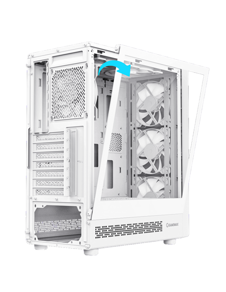 Компьютерный корпус Gamemax Starlight 2 AW, Midi-Tower, Без блока питания, Белый