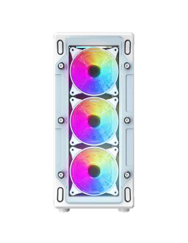 Carcasă PC Gamemax Starlight 2 AW, Midi-Tower, Fără PSU, Alb