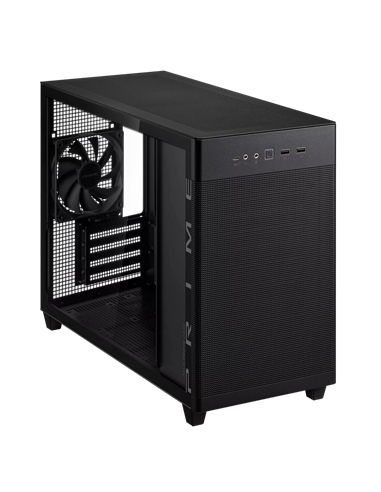Компьютерный корпус ASUS Prime AP201 Tempered Glass Edition, Mini-Tower, Чёрный