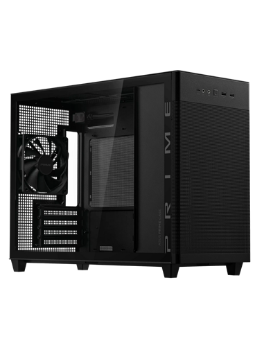 Компьютерный корпус ASUS Prime AP201 Tempered Glass Edition, Mini-Tower, Чёрный
