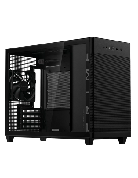 Carcasă PC ASUS Prime AP201 Tempered Glass Edition, Mini-Tower, Negru