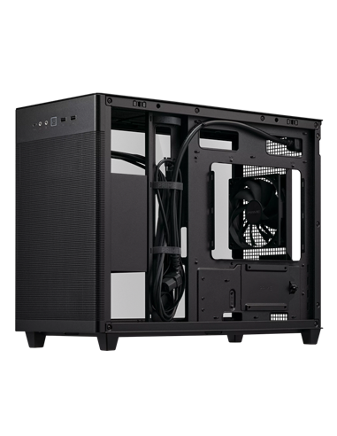 Carcasă PC ASUS Prime AP201 Tempered Glass Edition, Mini-Tower, Negru