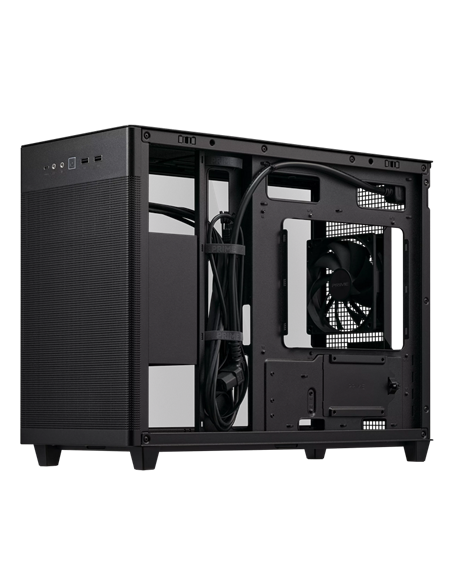 Carcasă PC ASUS Prime AP201 Tempered Glass Edition, Mini-Tower, Negru