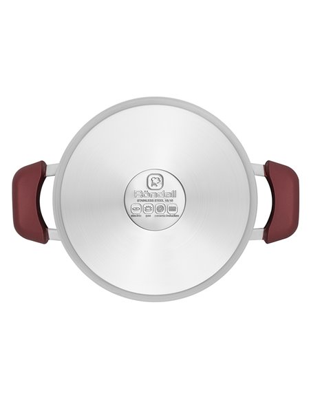 Набор кастрюль Rondell RDS-822, 5,6л, 24см, Нержавеющая сталь