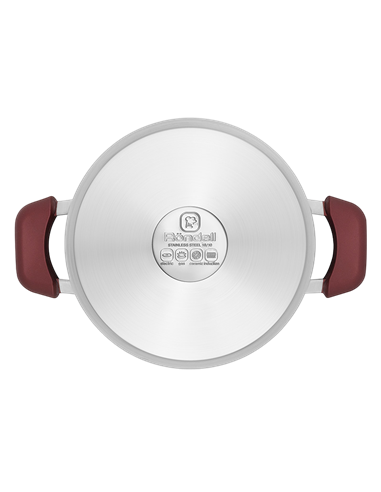 Набор кастрюль Rondell RDS-822, 5,6л, 24см, Нержавеющая сталь