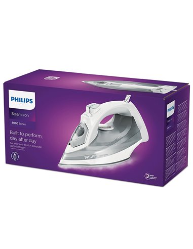 Fier de călcat PHILIPS DST5010/10, 2400W, Gri Alb