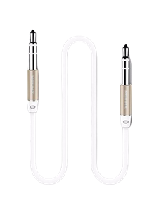 Аудиокабель Remax L200, 3.5 мм AUX - 3.5 мм AUX, 2м, Белый 2