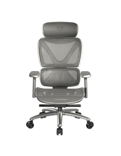 Игровое кресло ThunderX3 XTC, Вентилируемая Cетка, Искусственная Кожа, Mesh Grey