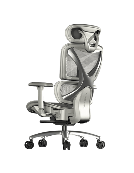 Игровое кресло ThunderX3 XTC, Вентилируемая Cетка, Искусственная Кожа, Mesh Grey