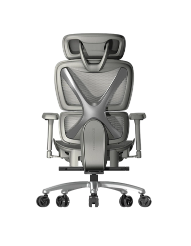 Игровое кресло ThunderX3 XTC, Вентилируемая Cетка, Искусственная Кожа, Mesh Grey