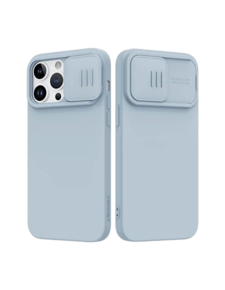 Чехол Nillkin iPhone 14 Pro Max, CamShield Silky Silicone, Star Gray