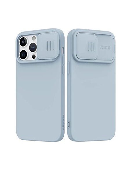 Чехол Nillkin iPhone 14 Pro Max, CamShield Silky Silicone, Star Gray