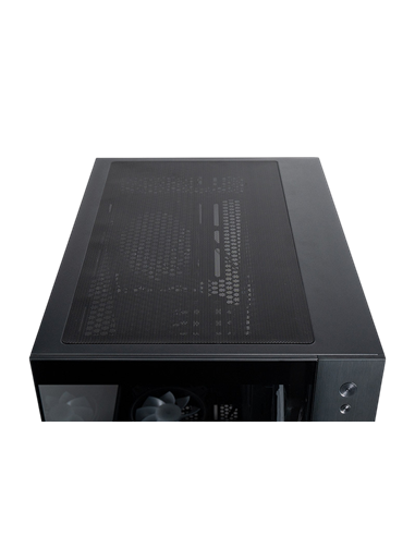 Carcasă PC Chieftec Visio, Midi-Tower, Fără PSU, Negru