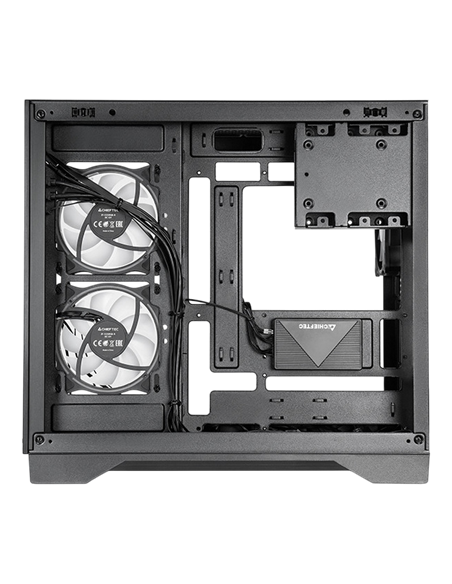 Carcasă PC Chieftec Visio, Midi-Tower, Fără PSU, Negru