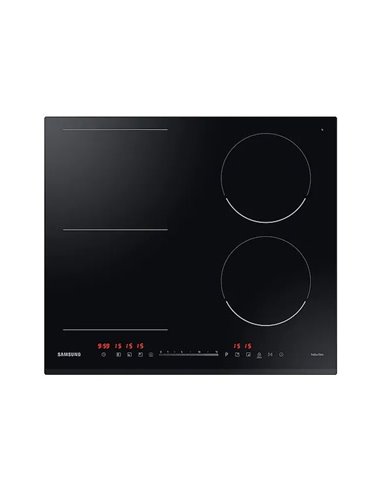 Plită cu inducție Samsung NZ64R3747BK/WT, Negru