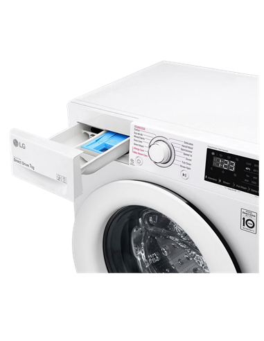 Mașină de spălat LG F2WV3S7S3E, 7kg, Alb