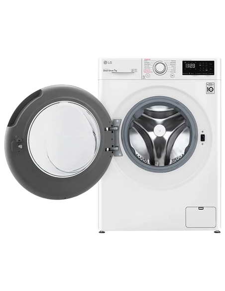 Стиральная машина LG F2WV3S7S3E, 7кг, Белый