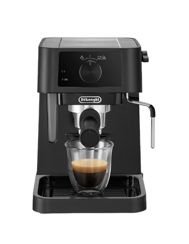 Cafetiera manuala DeLonghi EC230BK, 1100W, Negru