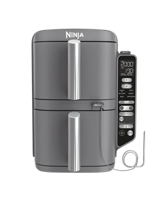 Friteuză cu aer cald Ninja Double Stack XL Smart SL451EU, Gri