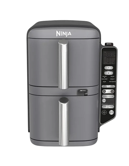 Friteuză cu aer cald Ninja Double Stack XL Smart SL451EU, Gri