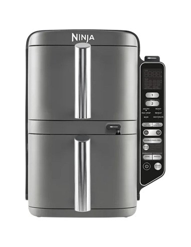 Friteuză cu aer cald Ninja Double Stack XL Smart SL451EU, Gri