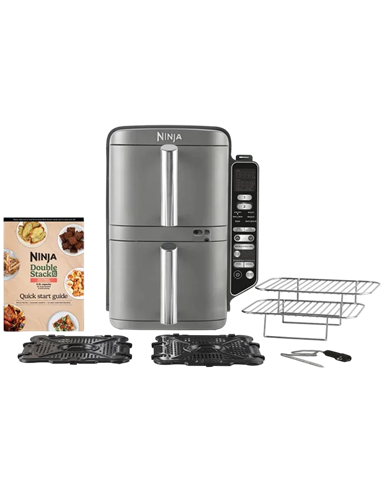 Friteuză cu aer cald Ninja Double Stack XL Smart SL451EU, Gri