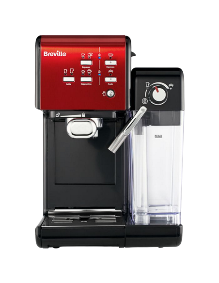 Кофеварка рожковая Breville Prima Latte II VCF109X-01, 1050Вт, Красный