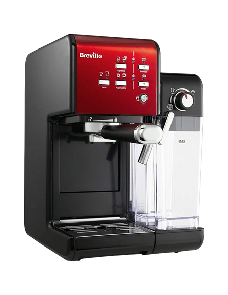 Кофеварка рожковая Breville Prima Latte II VCF109X-01, 1050Вт, Красный