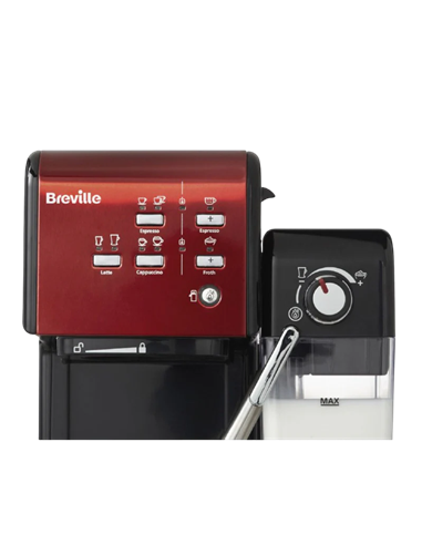 Кофеварка рожковая Breville Prima Latte II VCF109X-01, 1050Вт, Красный