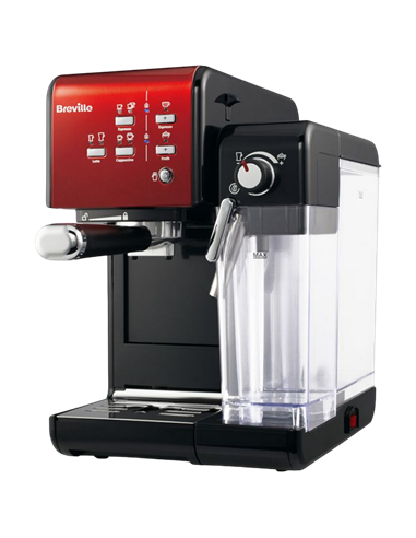Кофеварка рожковая Breville Prima Latte II VCF109X-01, 1050Вт, Красный